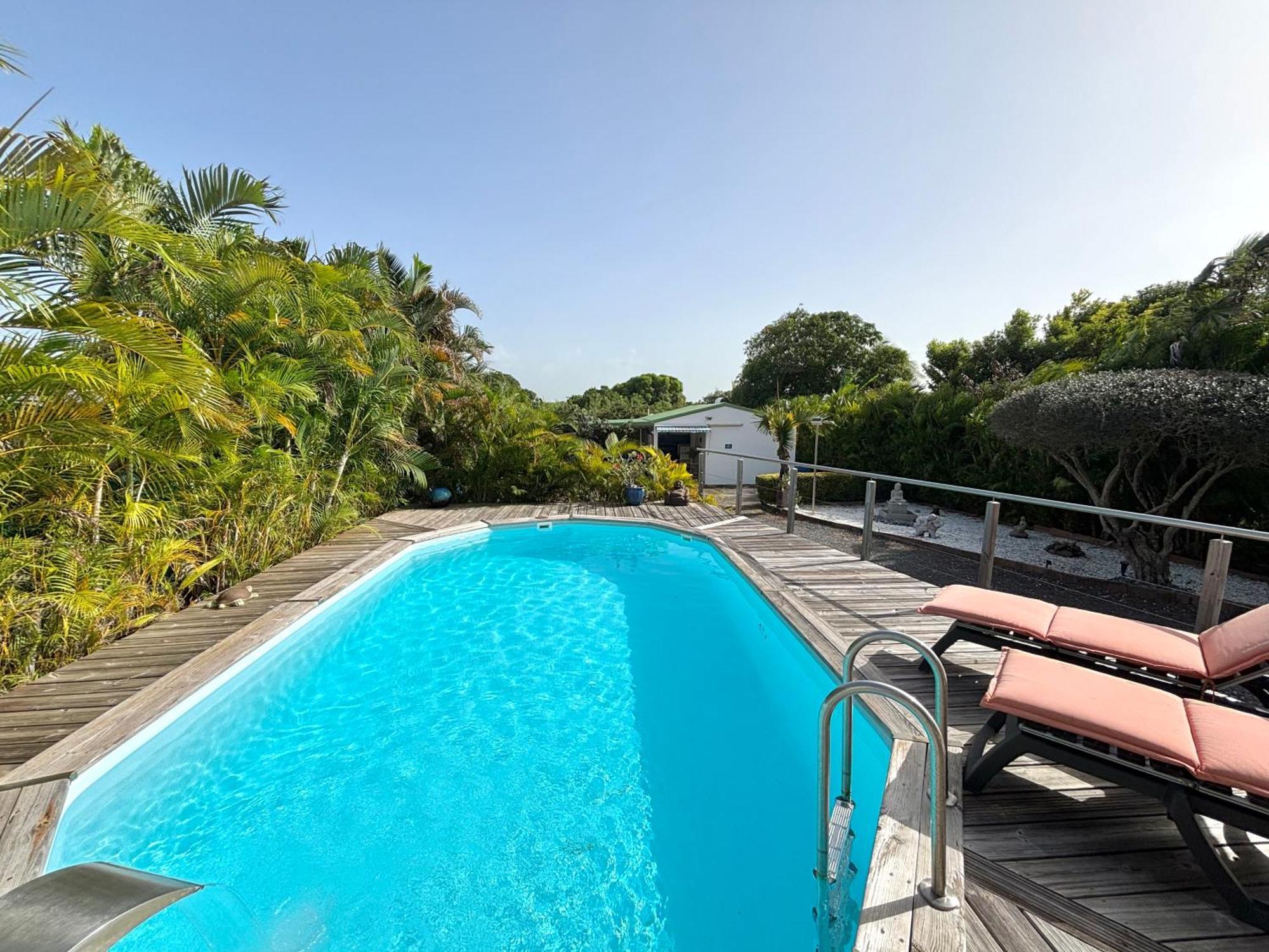 Gites Les Bienheureux - Piscine, Hamak, Terrasse Anse-Bertrand Exterior photo
